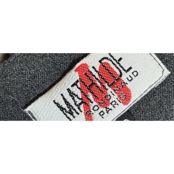 NEW VTG Mathilde France CRISSCROSS OPEN BACK LINEN DRESS SZ L (44) - Picture 3 of 4